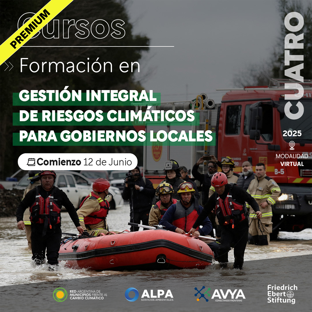 [Formación] Gestión integral de riesgos climáticos para gobiernos locales