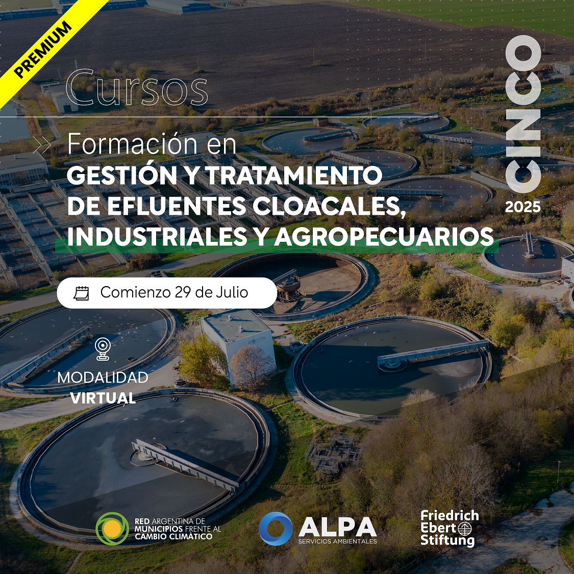 [Formación] Gestión y tratamiento de efluentes cloacales, industriales y agropecuarios