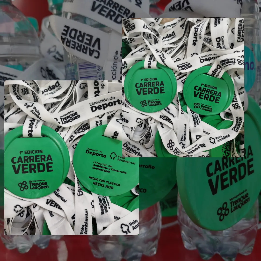 Medallas con Plástico Reciclado