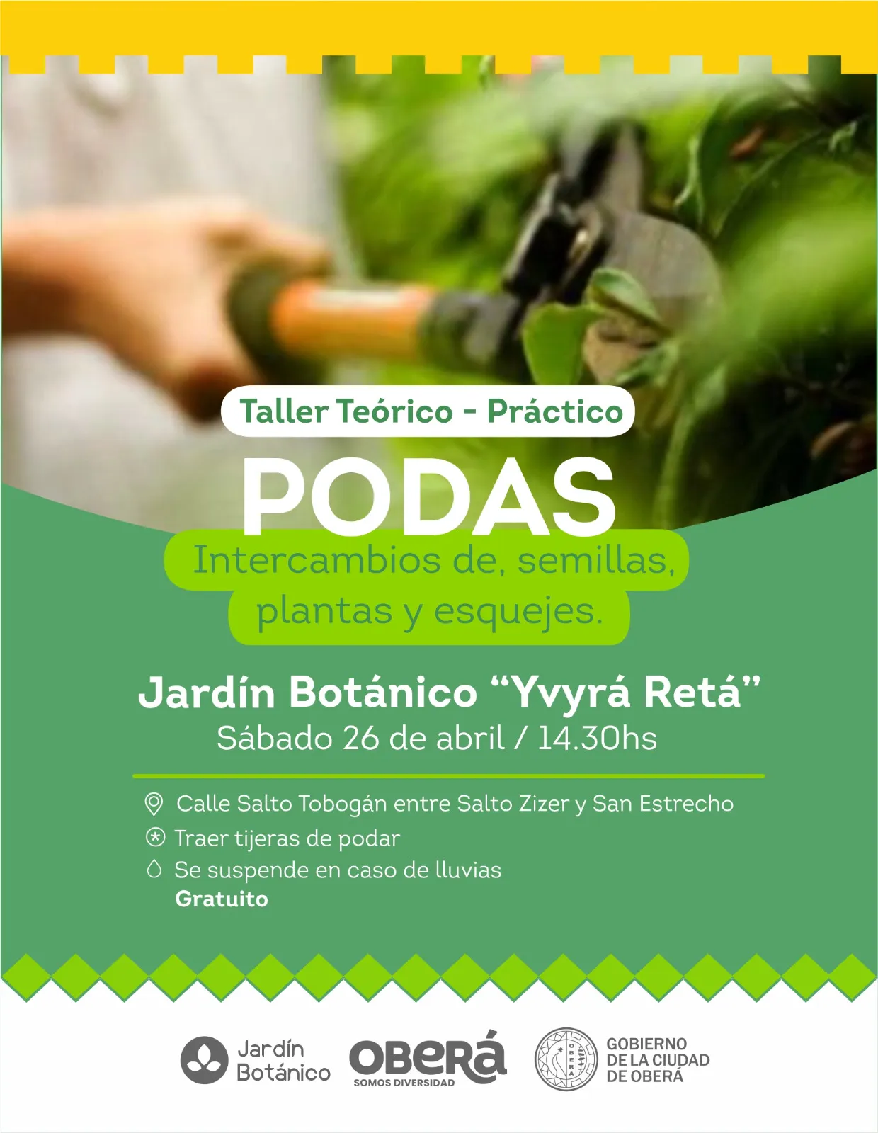 Taller sobre podas responsables