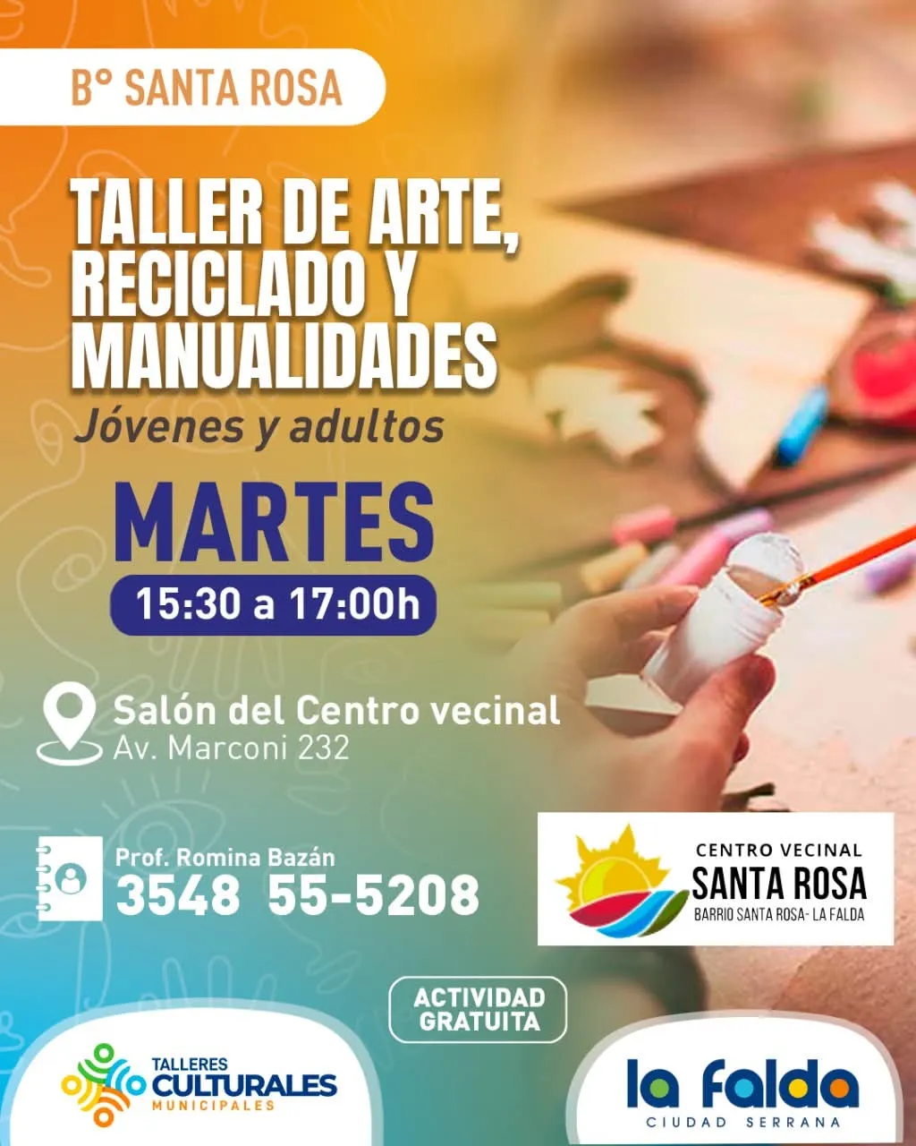 Taller de Reciclado para jóvenes y adultos