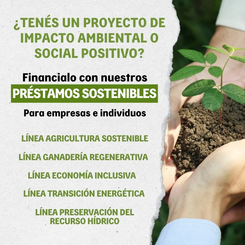 BANCO COINAG 🌱 Financiamiento Sostenible · Plazo Fijo Sostenible · Convenios de Comercialización